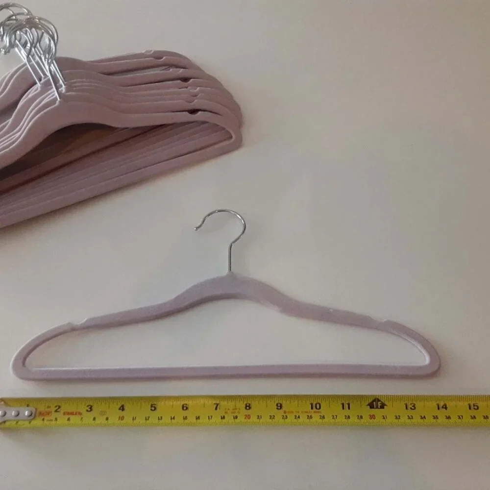 Small Velvet Hangers for PETITES, Kids, Teenagers, (12pcs )